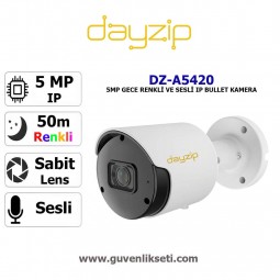 Dayzip DZ-A5420 5mp Gece Renkli ve Sesli Ip Bullet Kamera